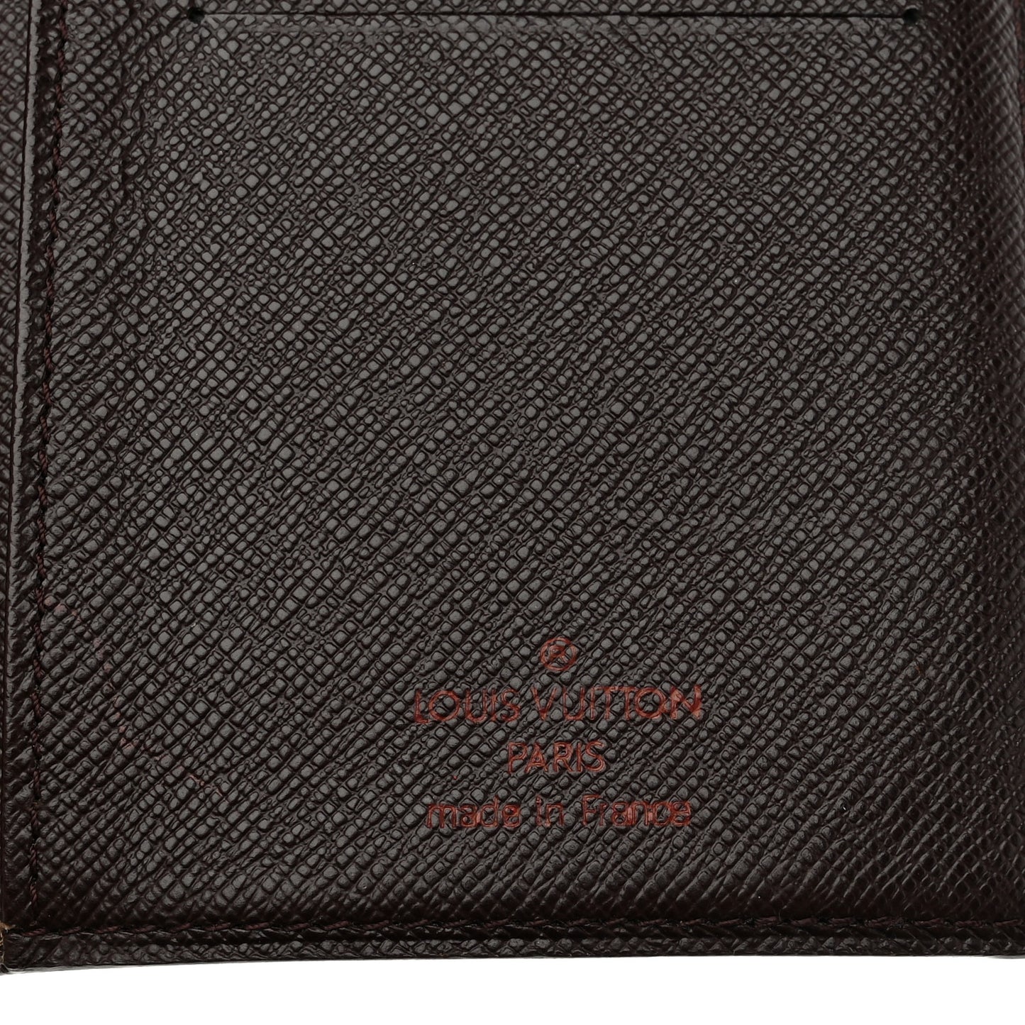 Damier Ebene Porte-Cartes Credit Yen Checkbook Wallet