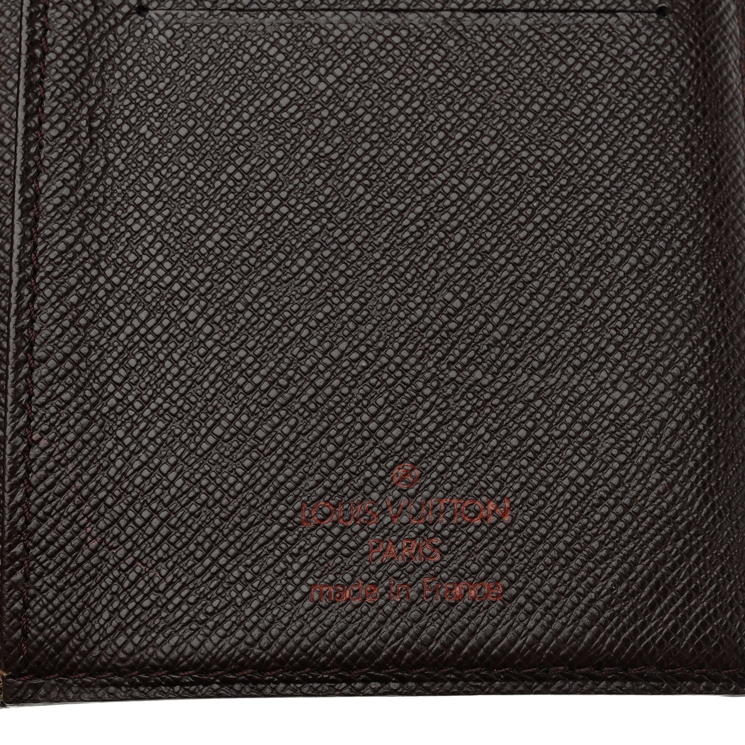 Louis Vuitton Damier Ebene Porte-Cartes Credit Yen Checkbook Wallet 6 of 7