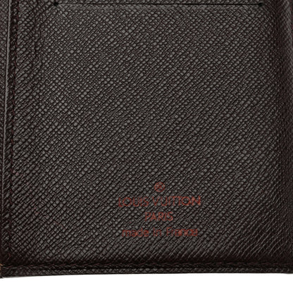 Louis Vuitton Damier Ebene Porte-Cartes Credit Yen Checkbook Wallet 6 of 7