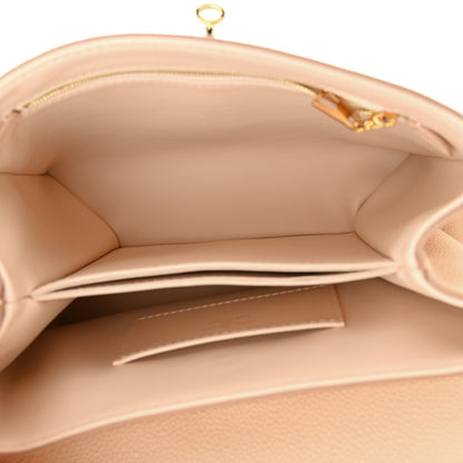 Louis Vuitton Grained Smooth Calfskin Rose Des Vents PM Creme 6 of 10