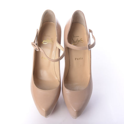 Christian Louboutin Kid Lady Daf 160 Pumps 38 Nude 6 of 11