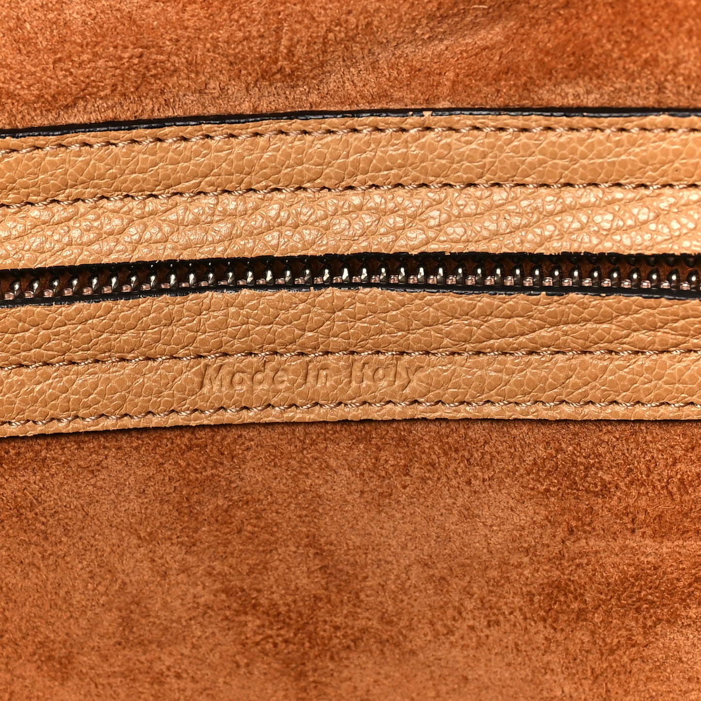 Baby Grained Calfskin Medium Phantom Luggage Camel