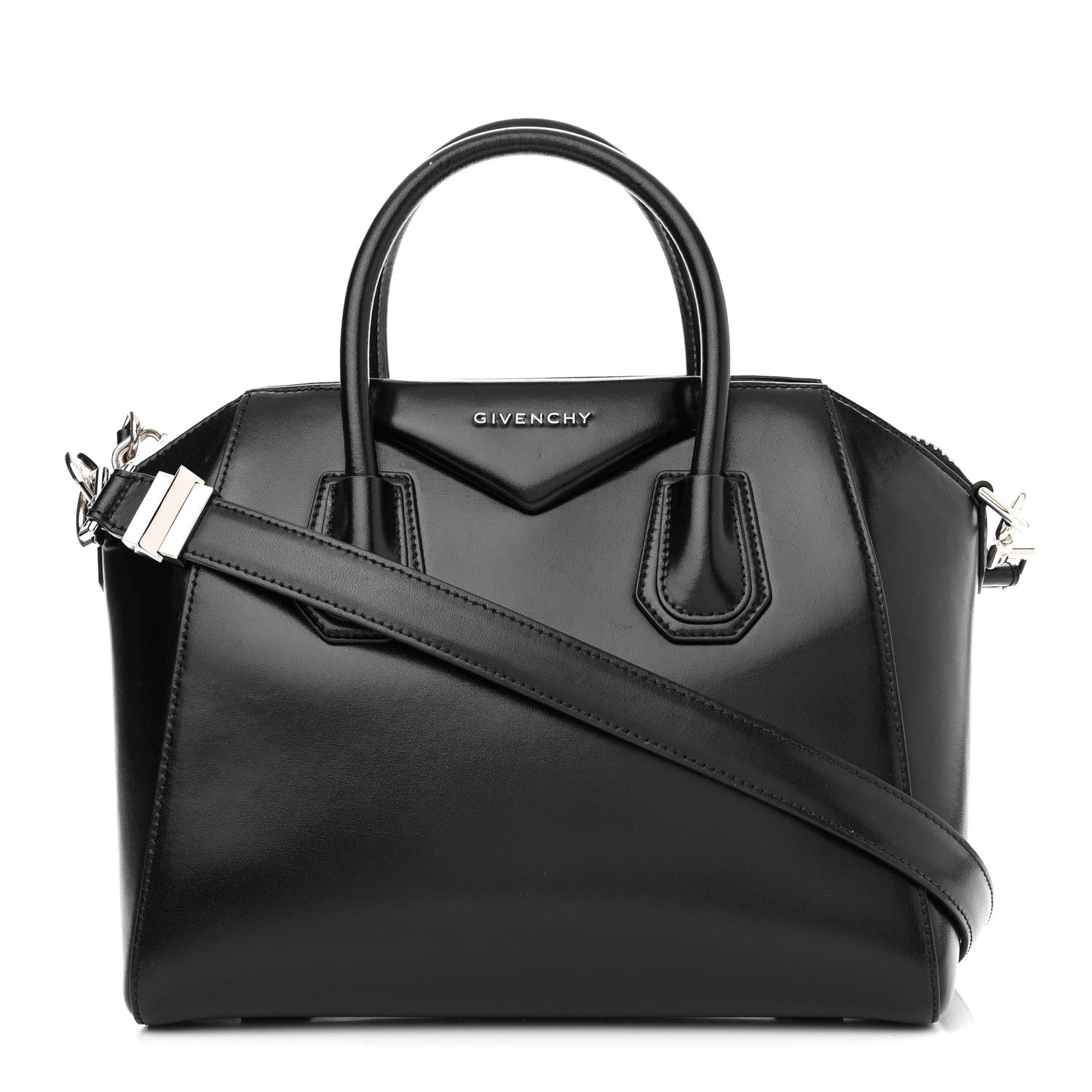 Givenchy Shiny Lord Calfskin Small Antigona Black 1 of 14
