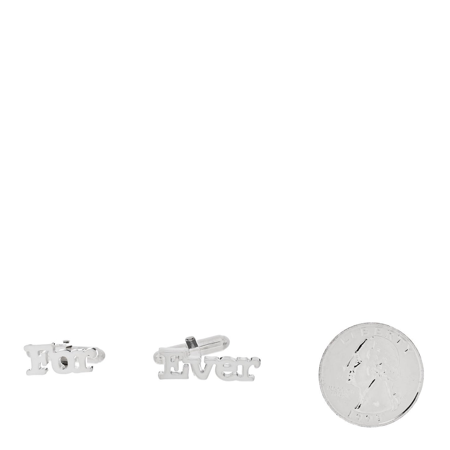 Sterling Silver For Ever Cufflinks