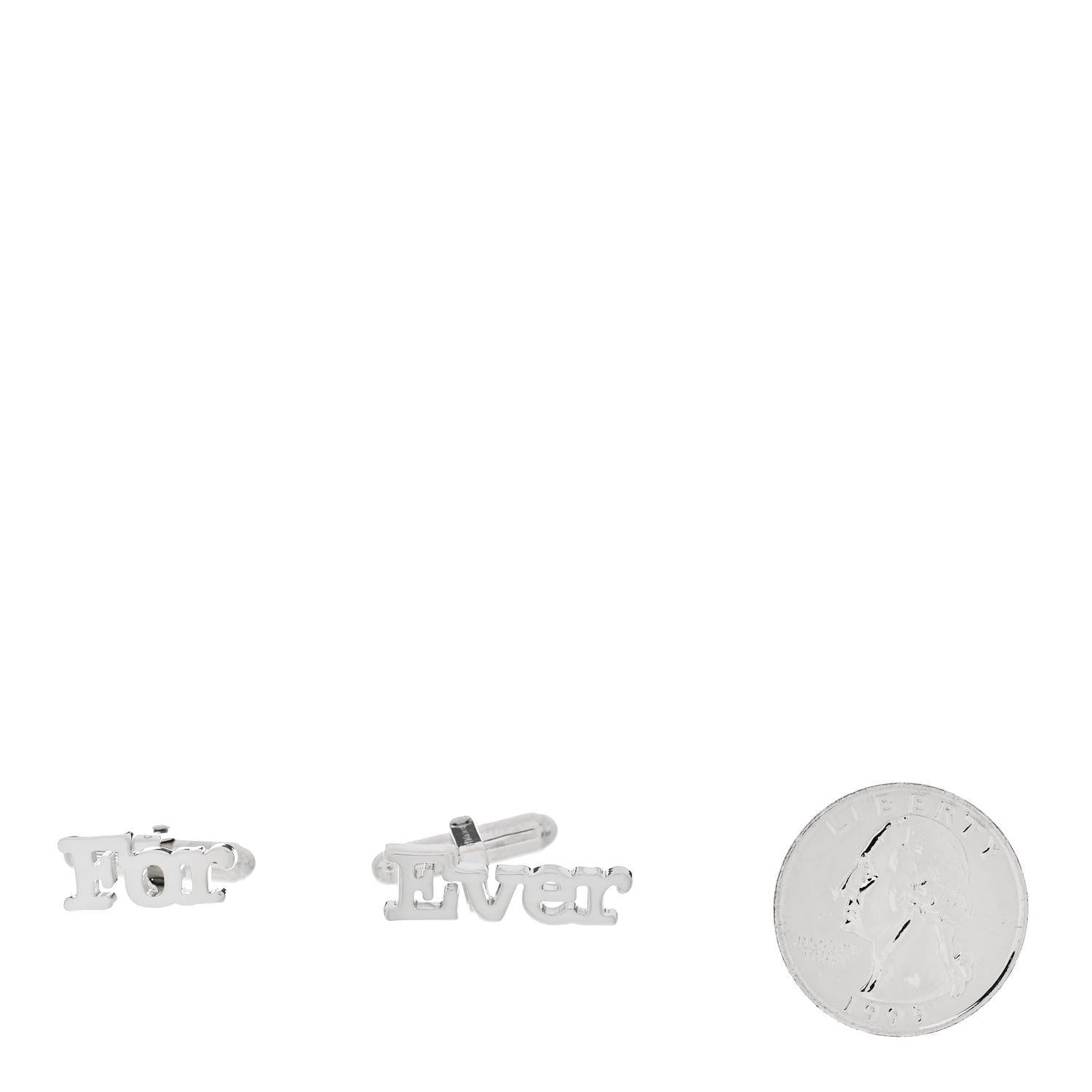 Tiffany Sterling Silver For Ever Cufflinks 2 of 5