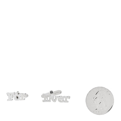 Tiffany Sterling Silver For Ever Cufflinks 2 of 5