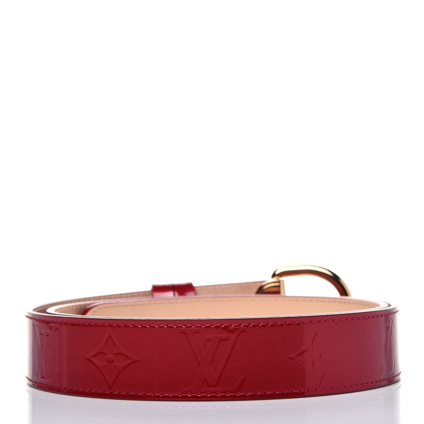 Vernis Ceinture 30mm Belt 90 36 Rouge