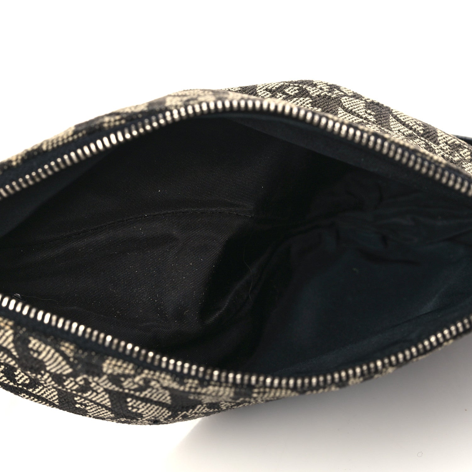 Christian Dior Monogram Mini Saddle Pochette Black 5 of 6