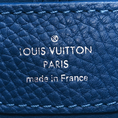 Louis Vuitton Taurillon Capucines PM Petrole Blue 6 of 10