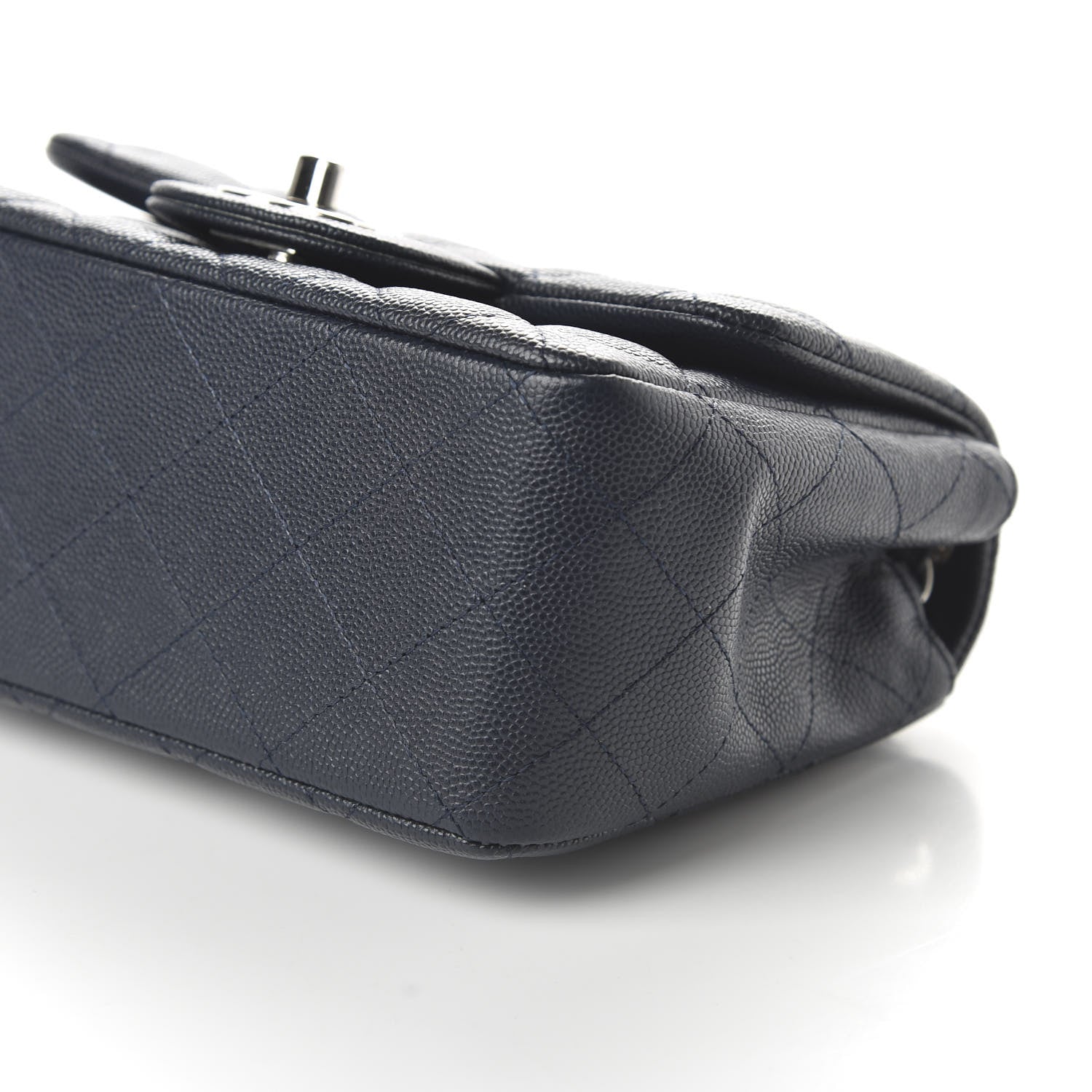 Chanel Caviar Quilted Mini Square Flap Navy 7 of 11