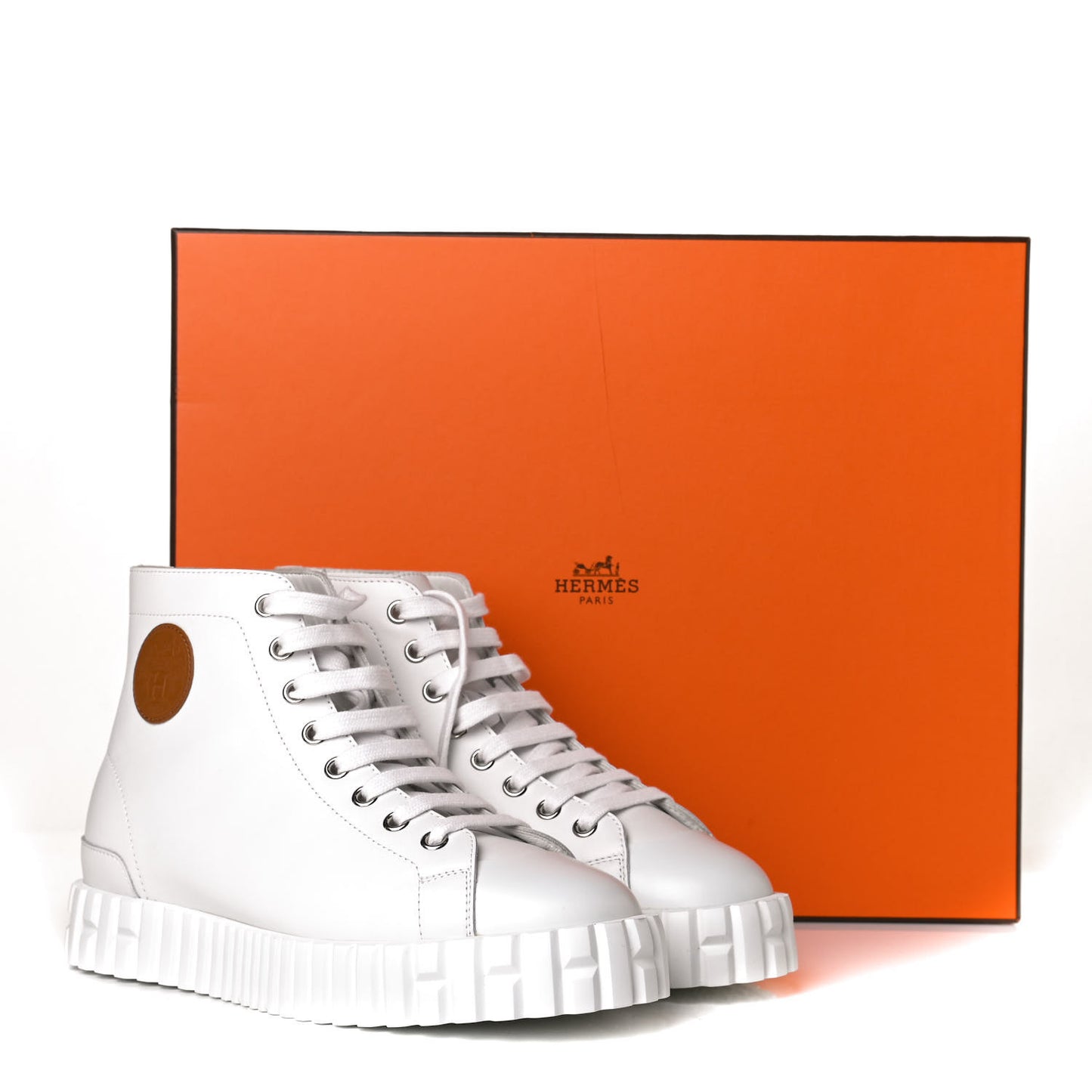 Calfskin Womens Climb Sneakers 36 White