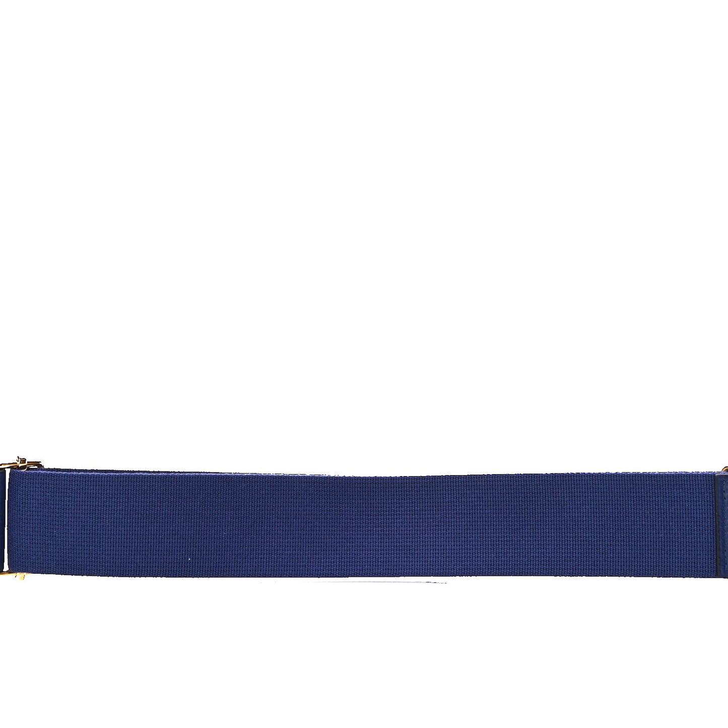 Toile Taurillon Clemence Shoulder Strap Bleu Encre