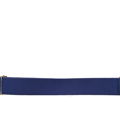 Hermes Toile Taurillon Clemence Shoulder Strap Bleu Encre 4 of 5