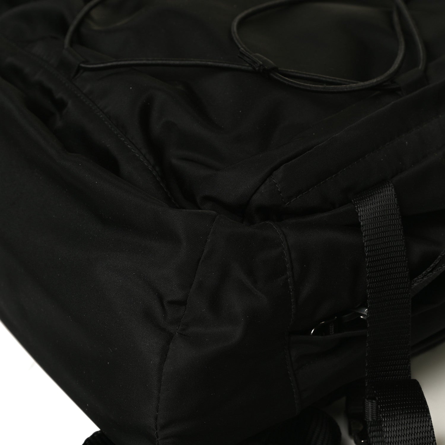 Prada Nylon Montagna Compression Backpack Black 10 of 14