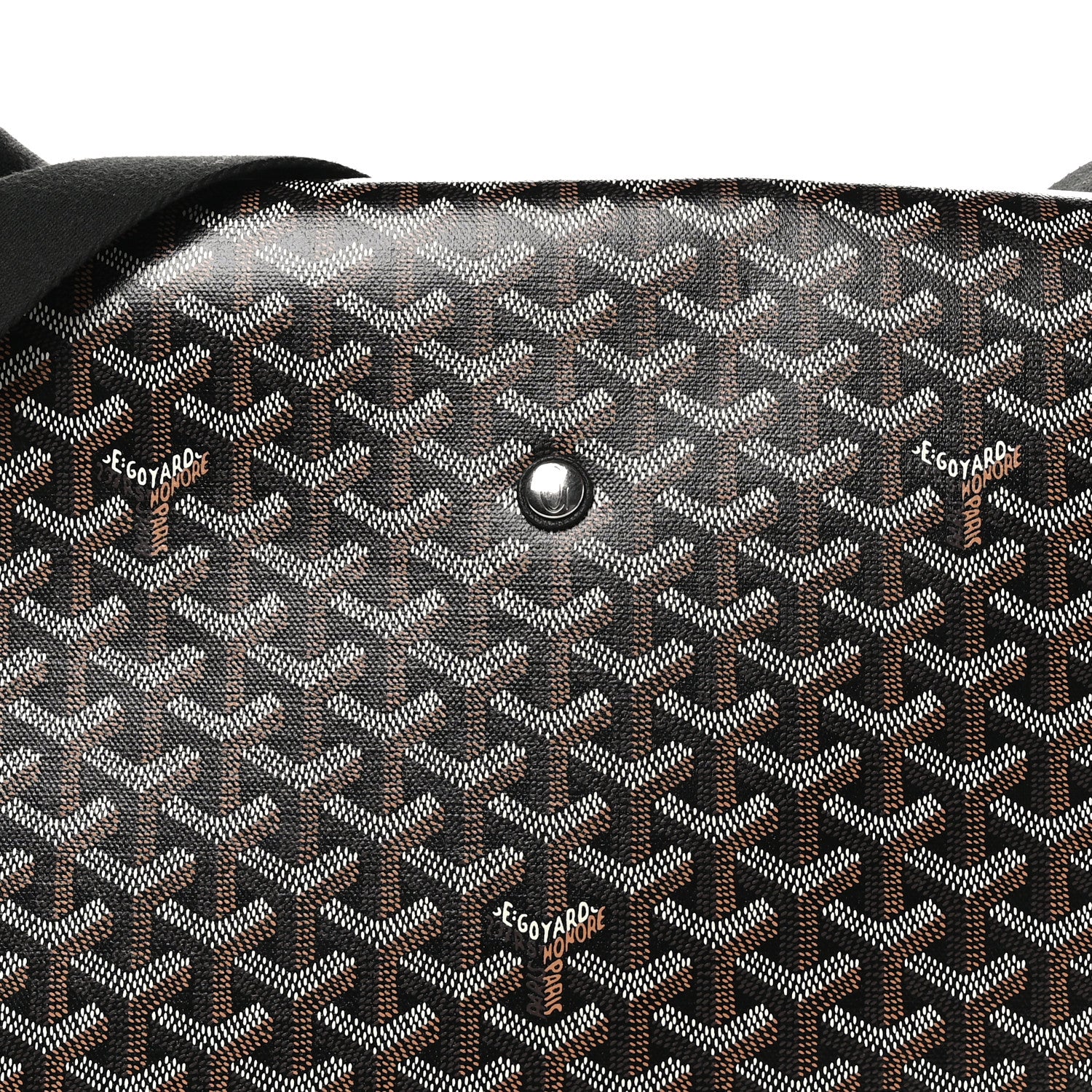 Goyard Goyardine Capetien Messenger Bag Black 8 of 10