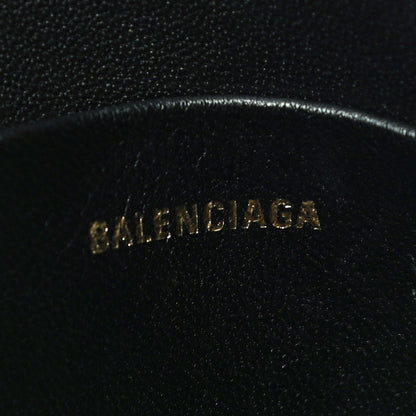 Balenciaga Calfskin Ville Logo Zip Pouch Black 6 of 9