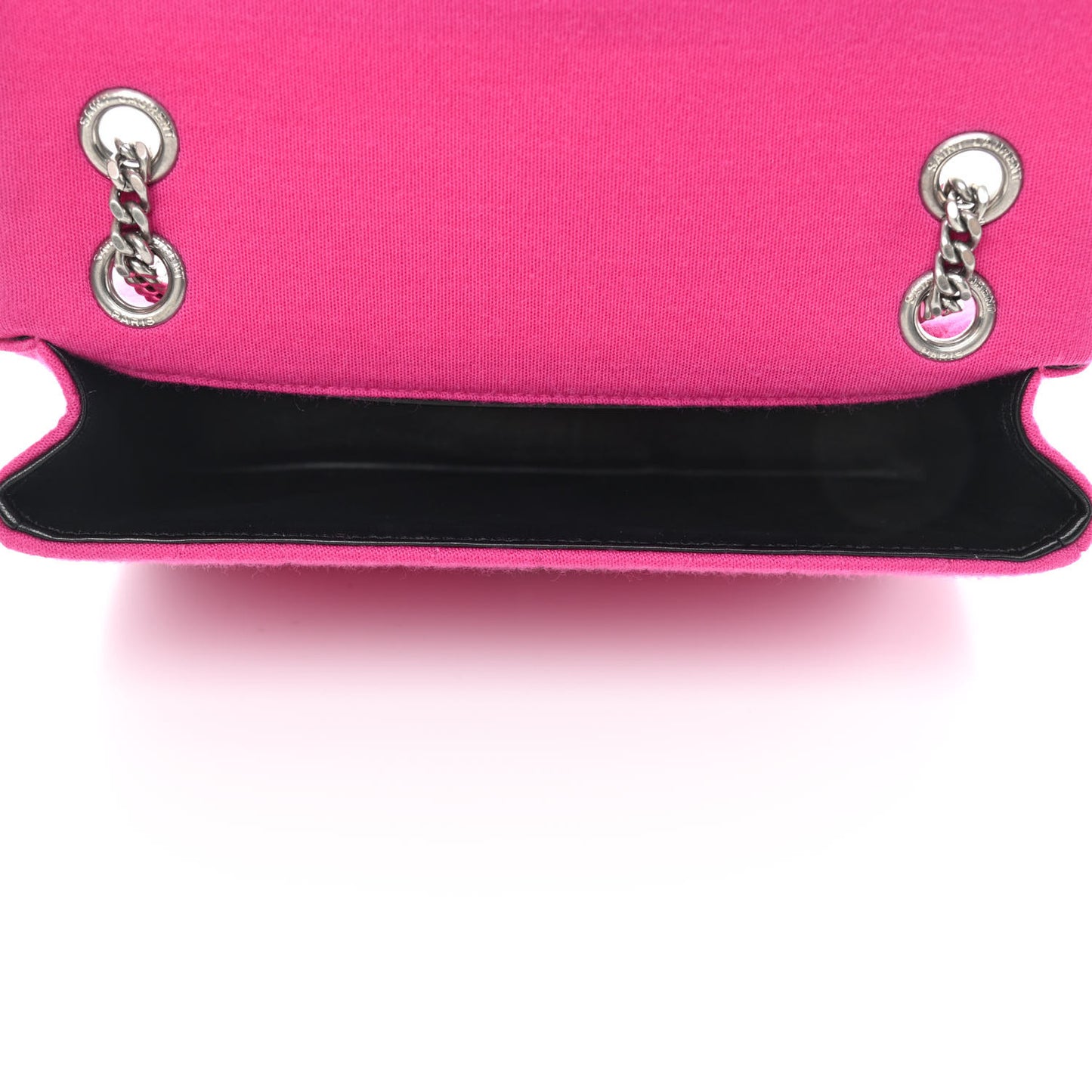 Jersey Wool Patchwork Monogram Medium Jamie Fuchsia