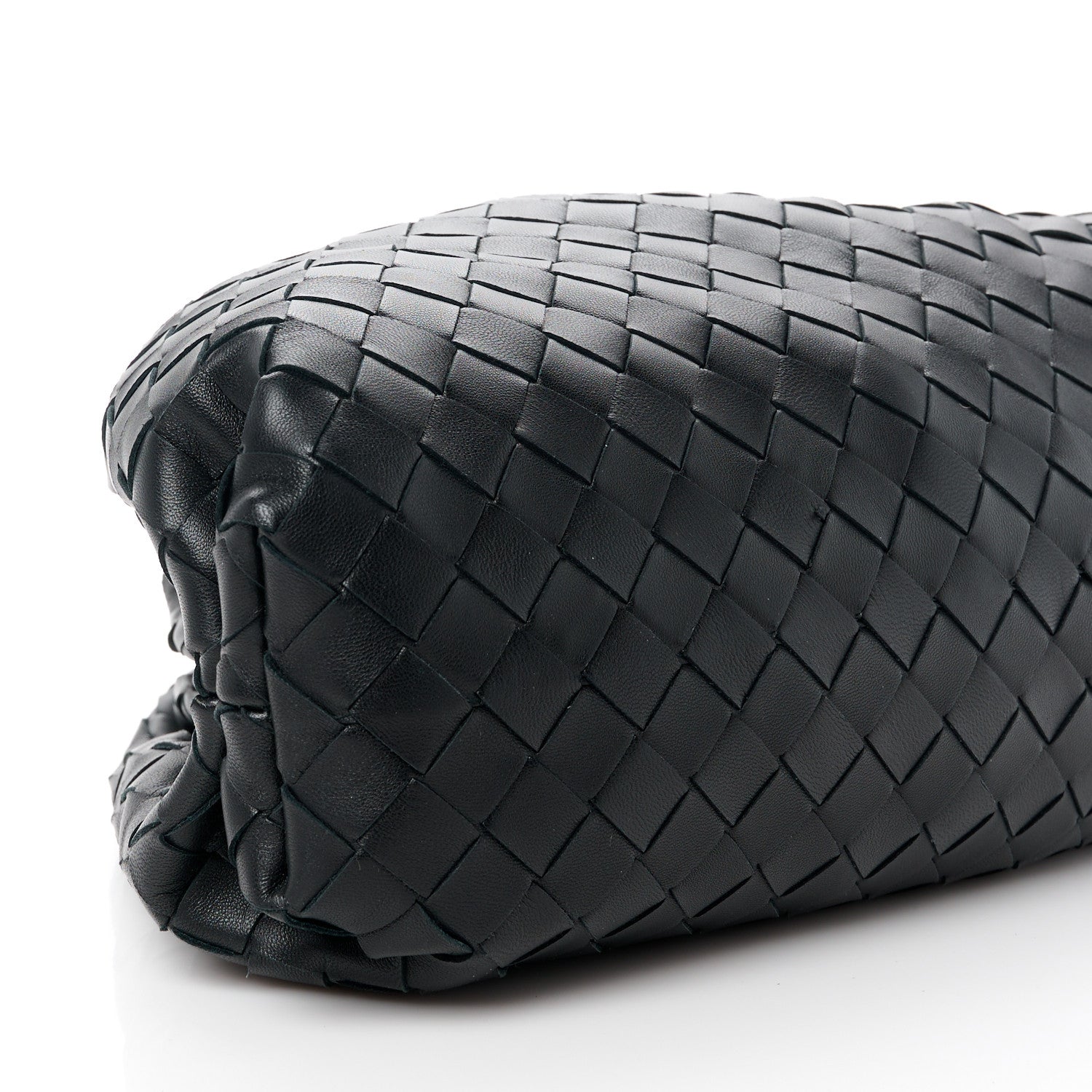 Bottega Veneta Nappa Maxi Intreccio The Pouch Oversized Clutch Black 10 of 11