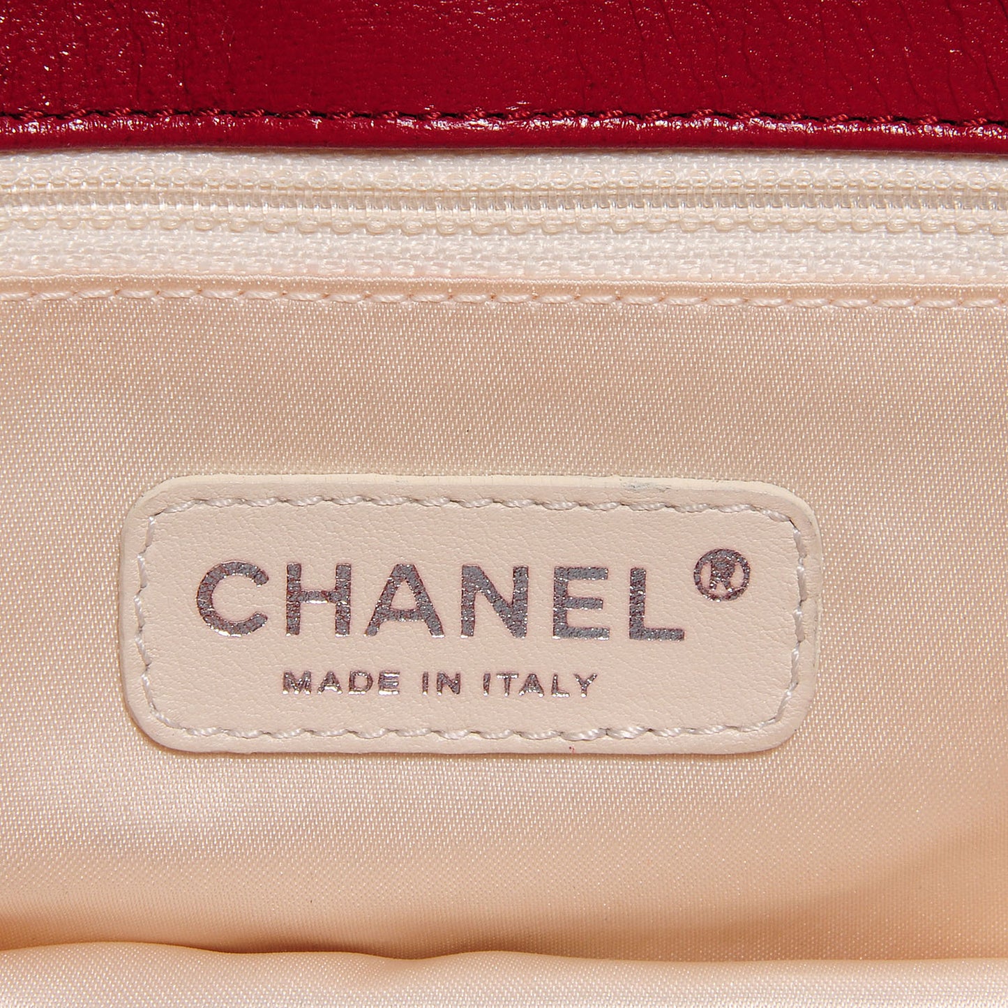 Lambskin Quilted East West Flap Red