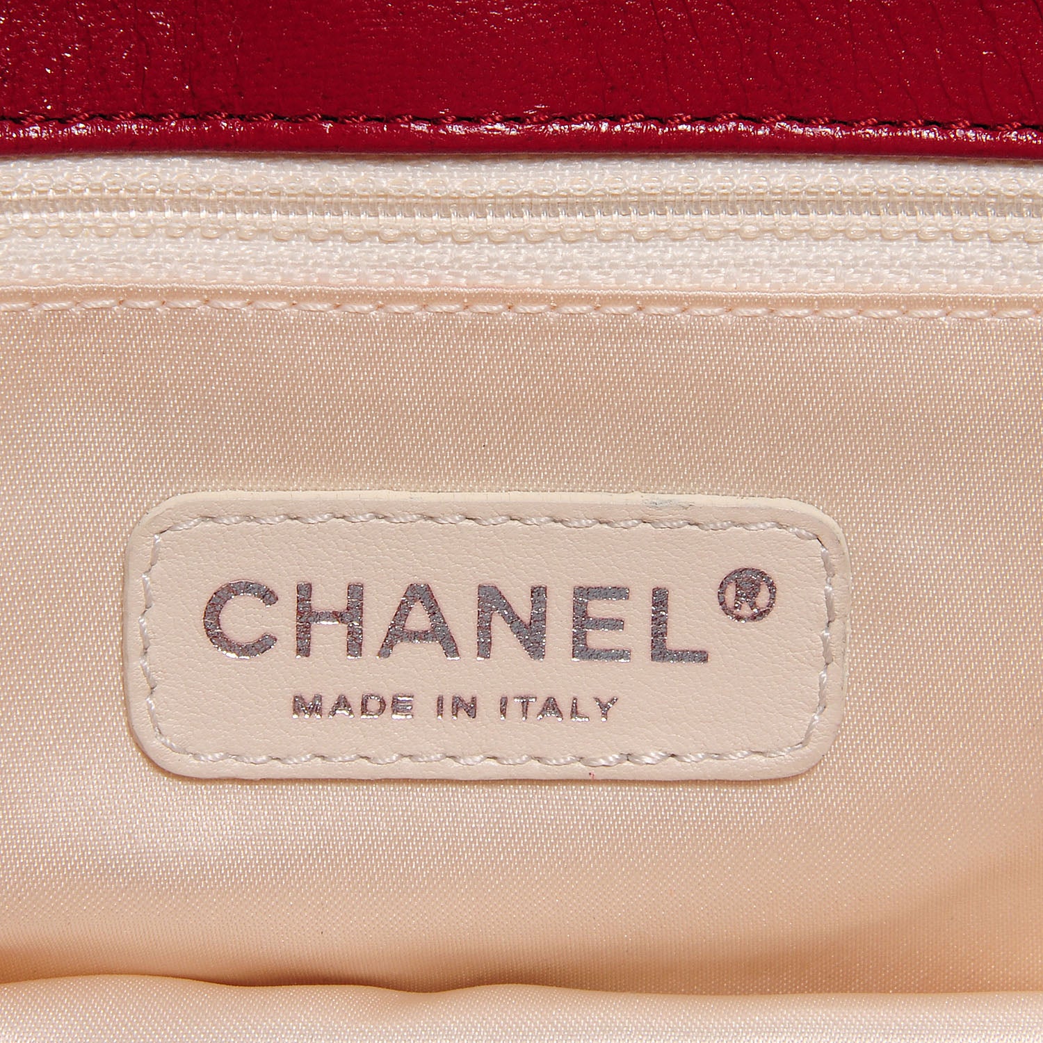 Chanel Lambskin Quilted East West Flap Red 7 of 9