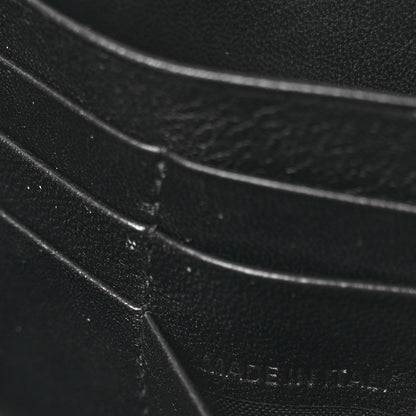 Balenciaga Calfskin New York Skyline Logo Ville Wallet Black 7 of 10