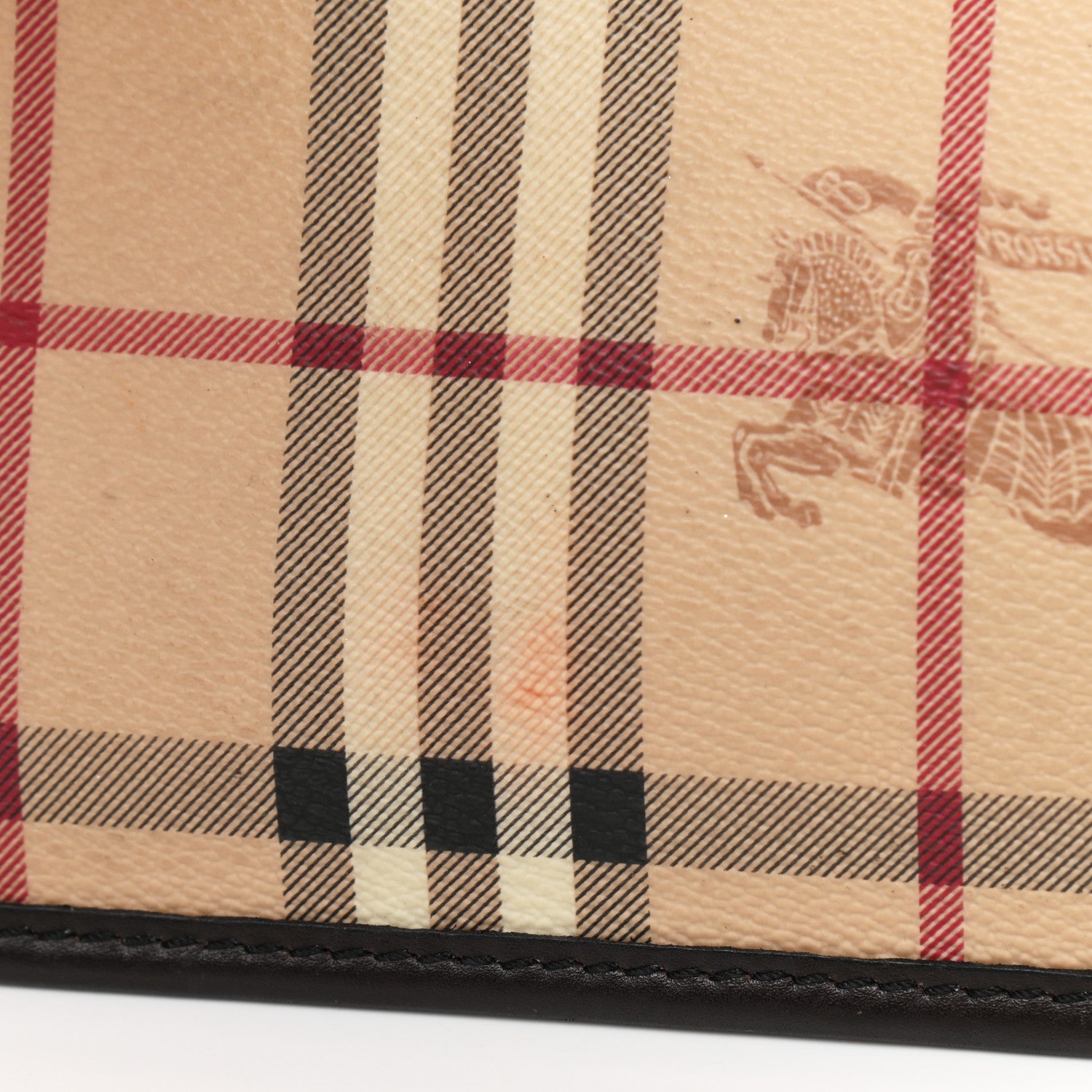 Burberry Haymarket Check Large Canterbury Tote Chocolate 11 of 14
