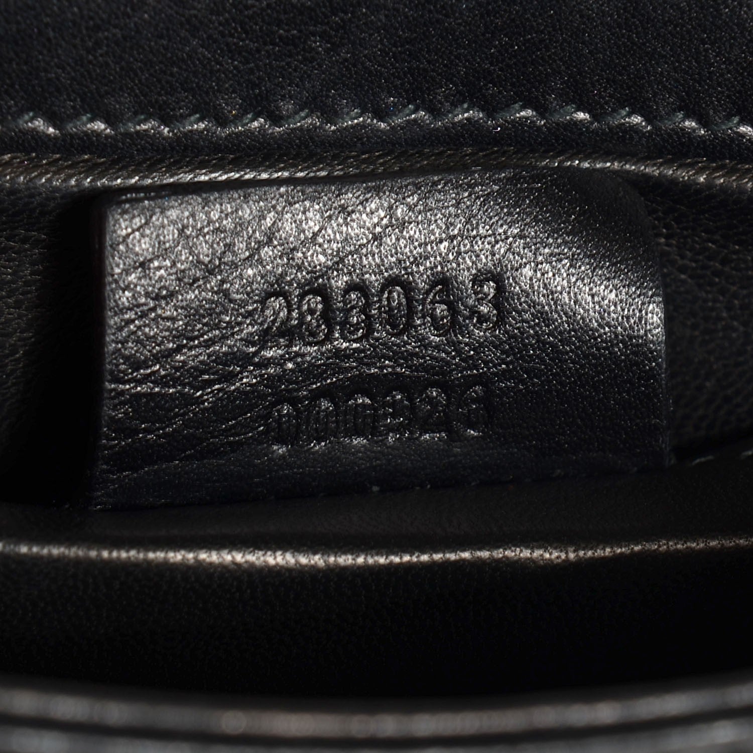 Gucci Calfskin Medium Emily Shoulder Bag Black 8 of 10