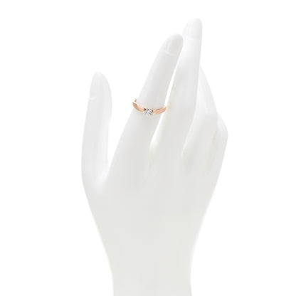 Tiffany 18K Rose Gold Platinum Diamond .27ct Harmony Solitaire Engagement Ring 52 6 2 of 7