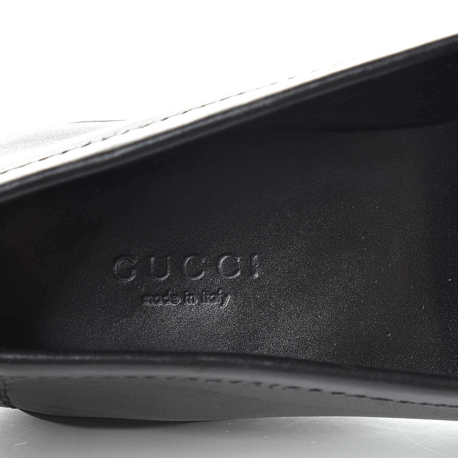 Gucci Calfskin Mens Horsebit Driver Loafers 8 Black 9 of 12