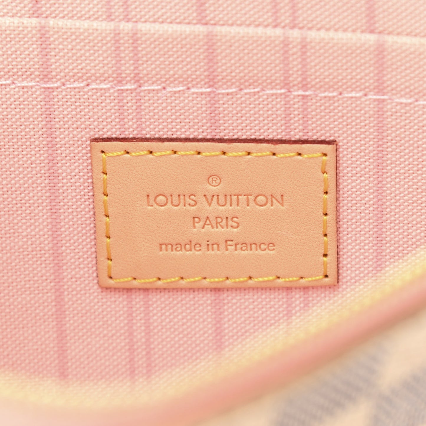 Damier Azur Neverfull MM GM Pochette Rose Ballerine