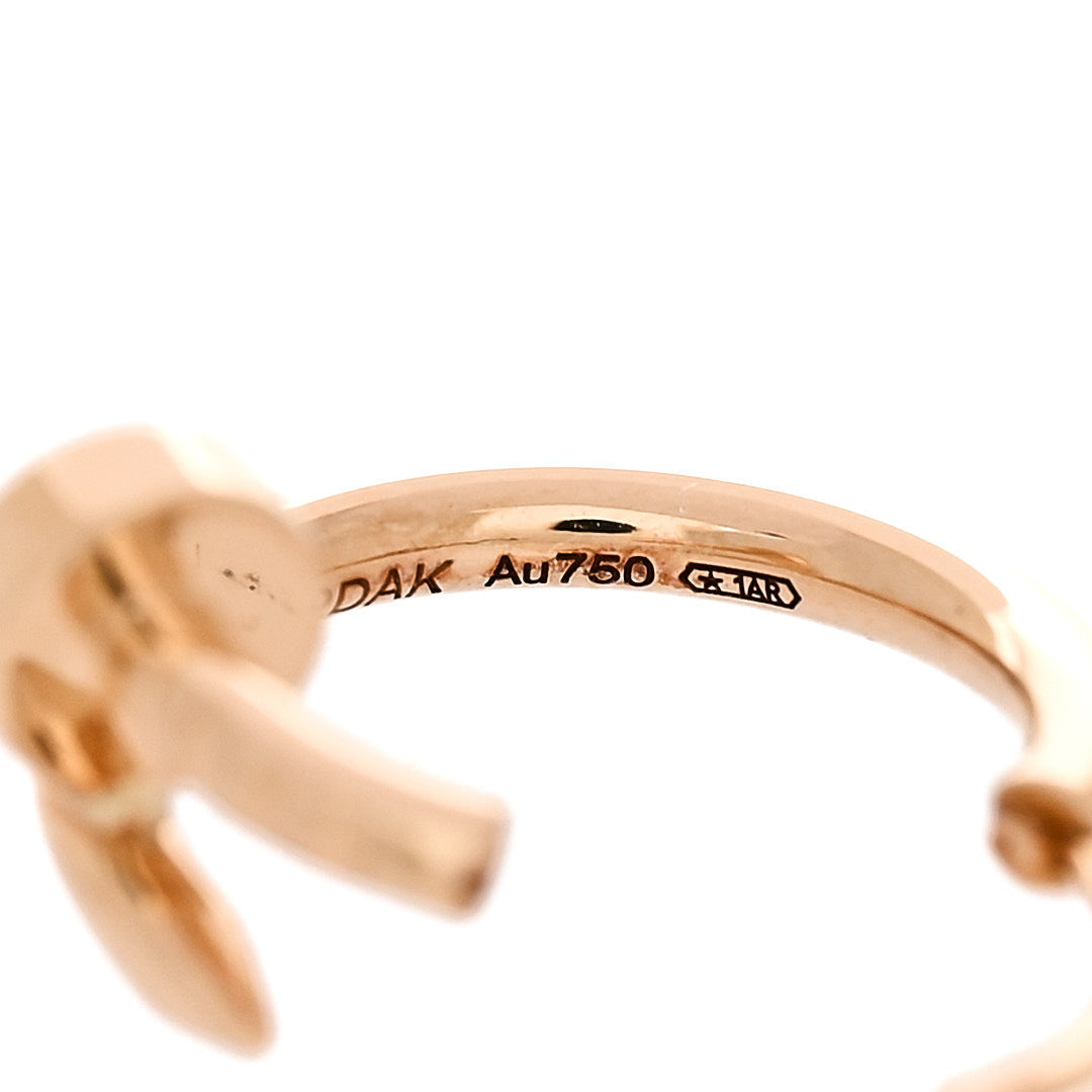 18K Yellow Gold Juste Un Clou Single Hoop Earring