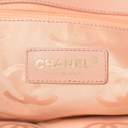 Chanel Straw Raffia Tote Pink 6 of 13