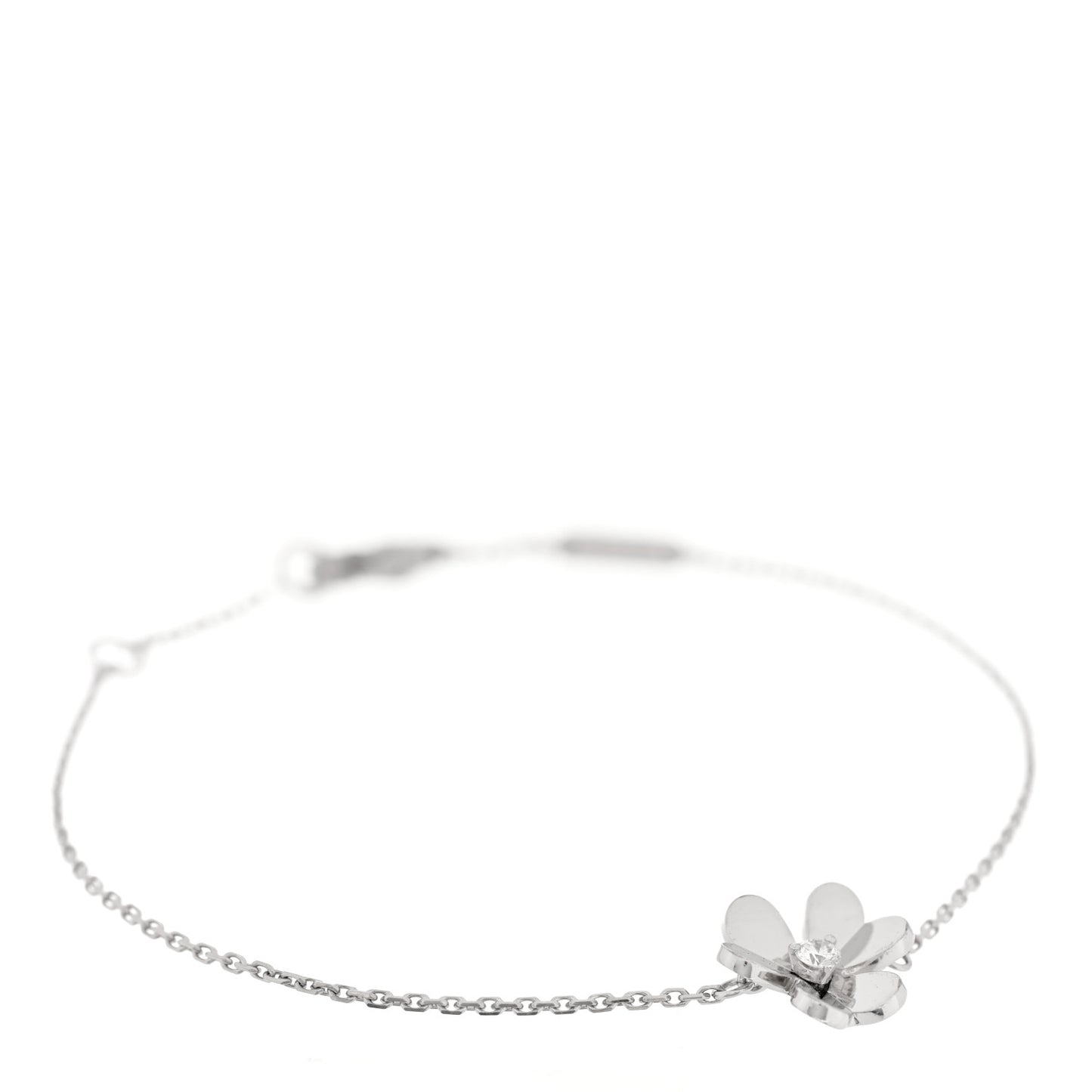 18K White Gold Diamond Mini Frivole Bracelet