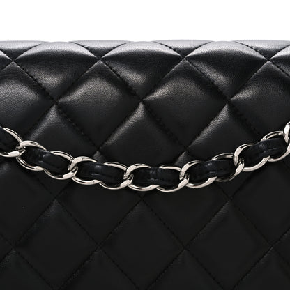 Chanel Lambskin Quilted Maxi Double Flap Black 8 of 11