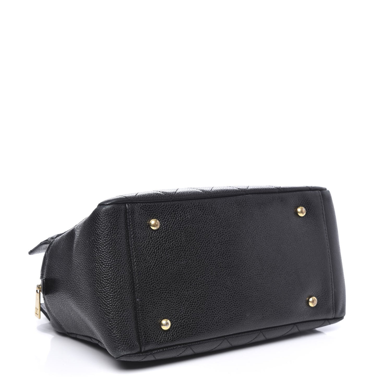 Caviar Quilted Petit Timeless Tote PTT Black