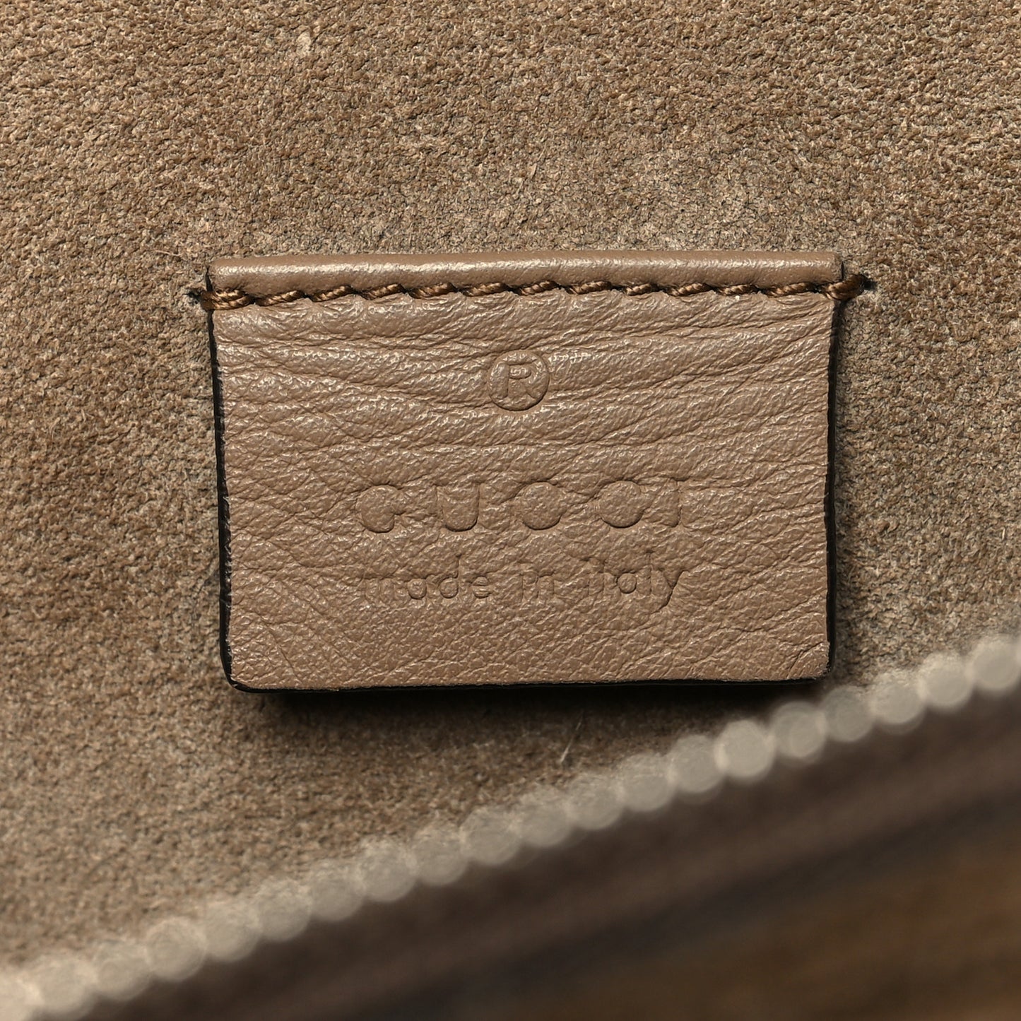 GG Supreme Monogram Medium Dionysus Shoulder Bag Taupe