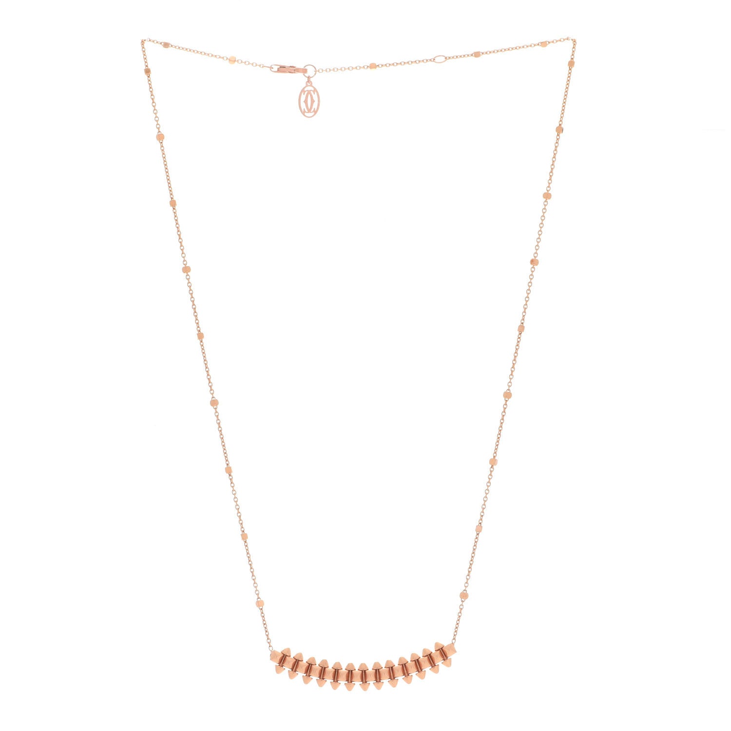Cartier 18K Pink Gold Small Clash de Cartier Necklace 3 of 7