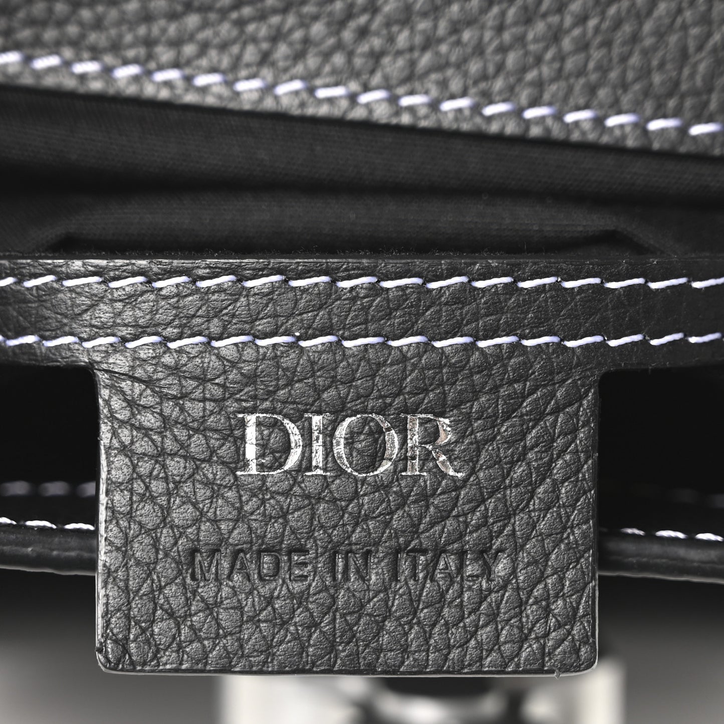 Grained Calfskin Mini Gallop Sling Bag Black