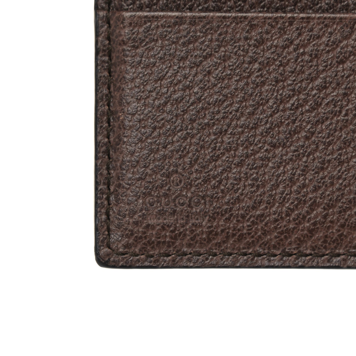 GG Supreme Monogram Web Ophidia French Flap Wallet Beige New Acero