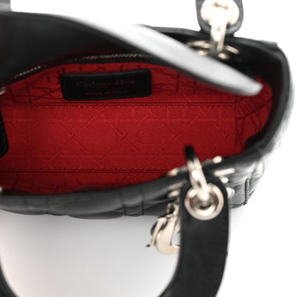 Christian Dior Lambskin Cannage Mini Lady Dior Black 5 of 10