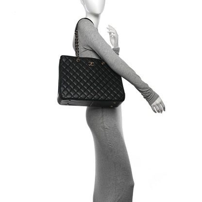 Chanel Caviar Quilted Large Shopping Black 2 of 10