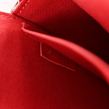 Louis Vuitton Empreinte Pochette Felicie Chain Wallet Scarlet 8 of 15