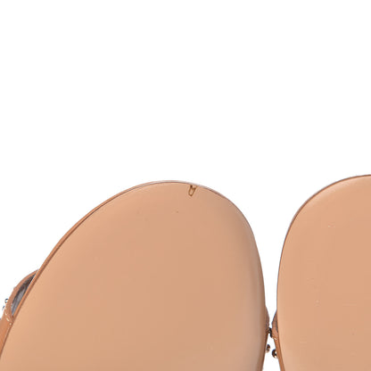 Hermes Calfskin Studded Oasis Sandals 41 Natural 8 of 10