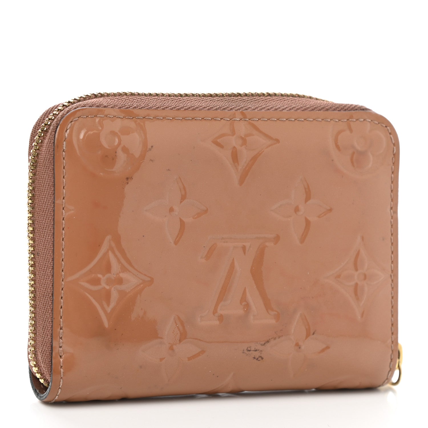 Louis Vuitton Vernis Zippy Coin Purse Rose Velours 3 of 8