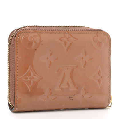 Louis Vuitton Vernis Zippy Coin Purse Rose Velours 3 of 8