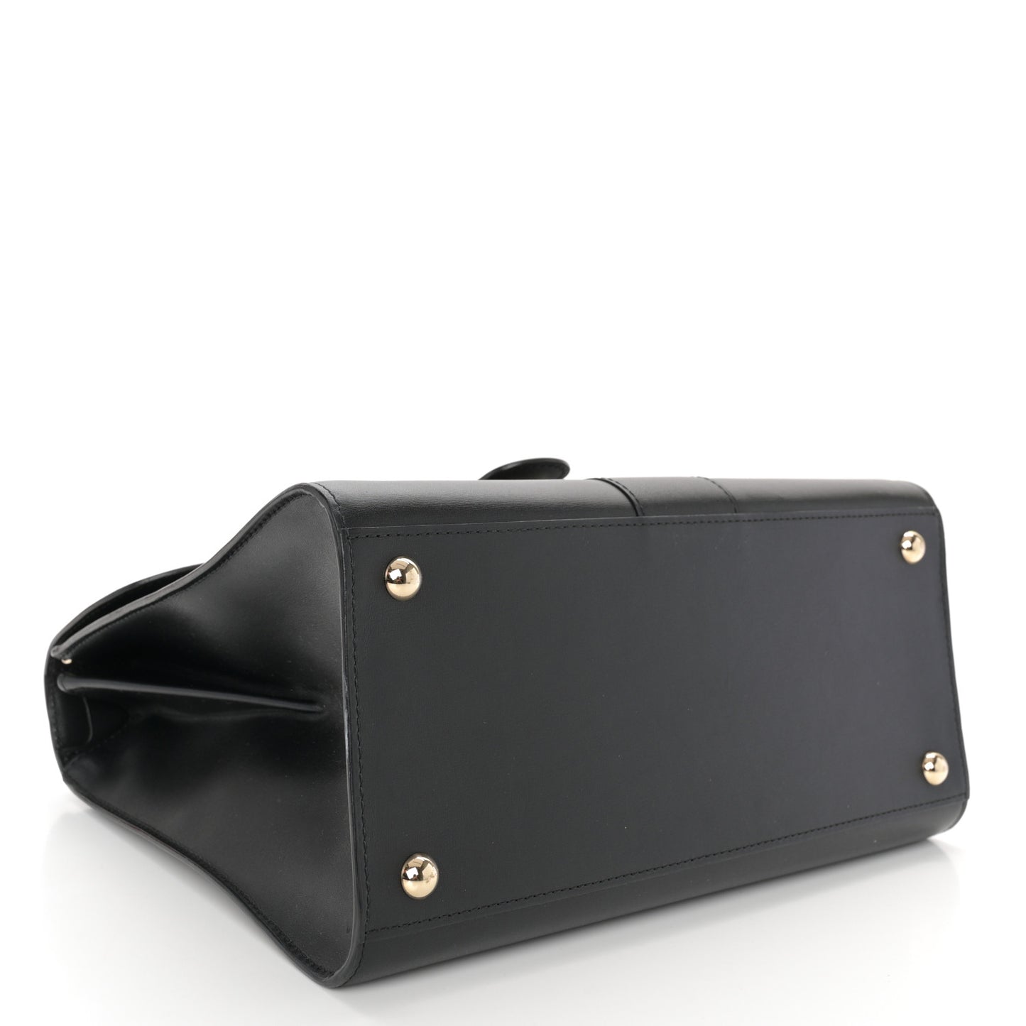 Box Calfskin MM Brillant Satchel Black