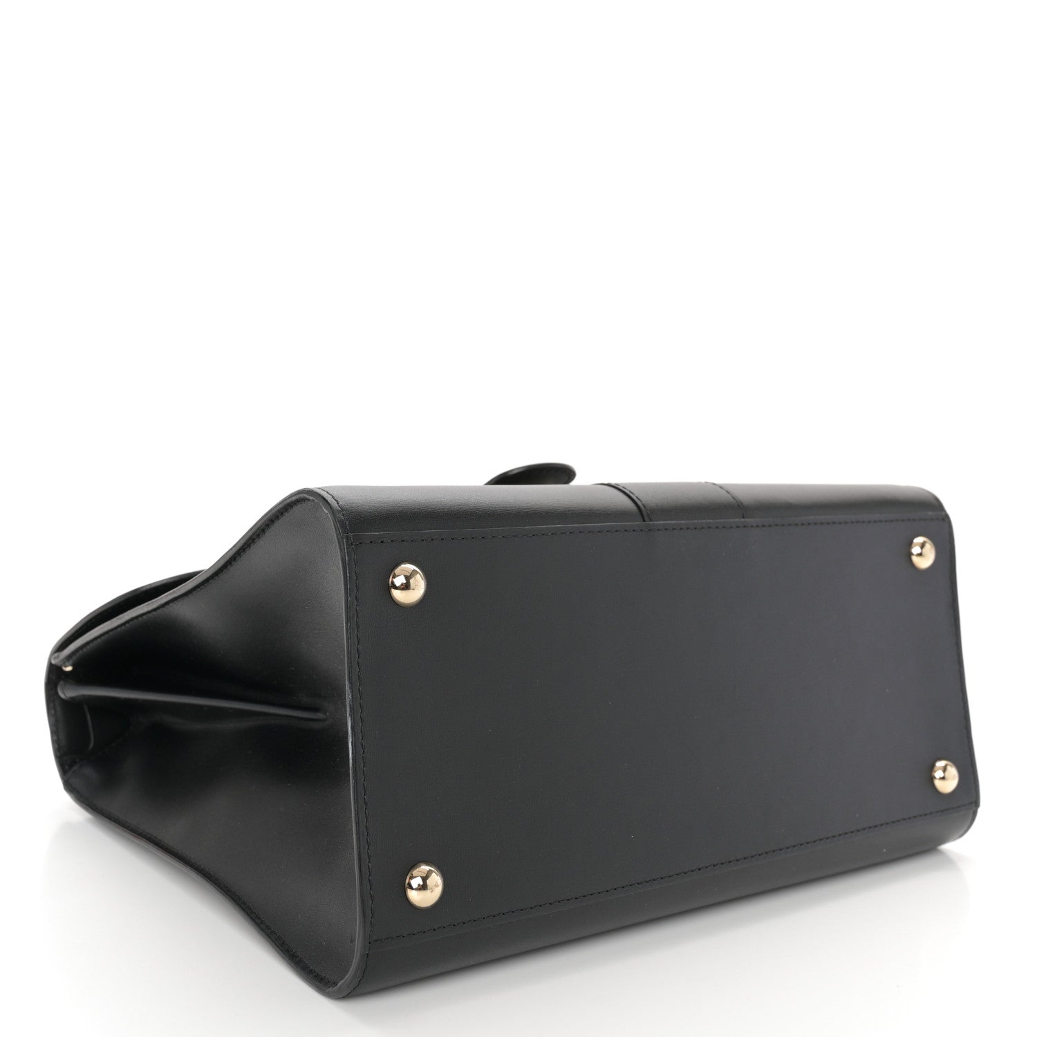 Delvaux Box Calfskin MM Brillant Satchel Black 4 of 15
