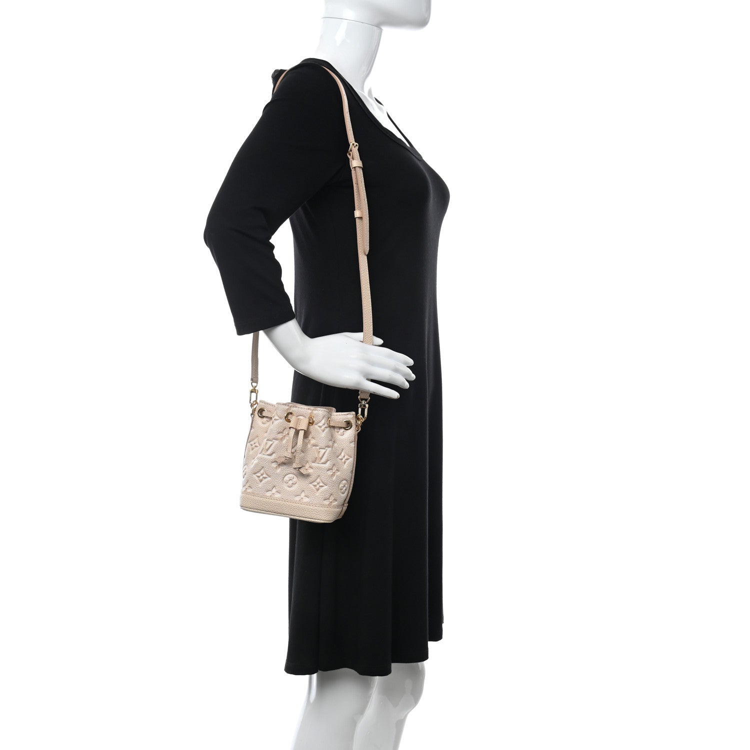 Louis Vuitton Empreinte Monogram Summer Stardust Nano Noe Beige Clair 2 of 10