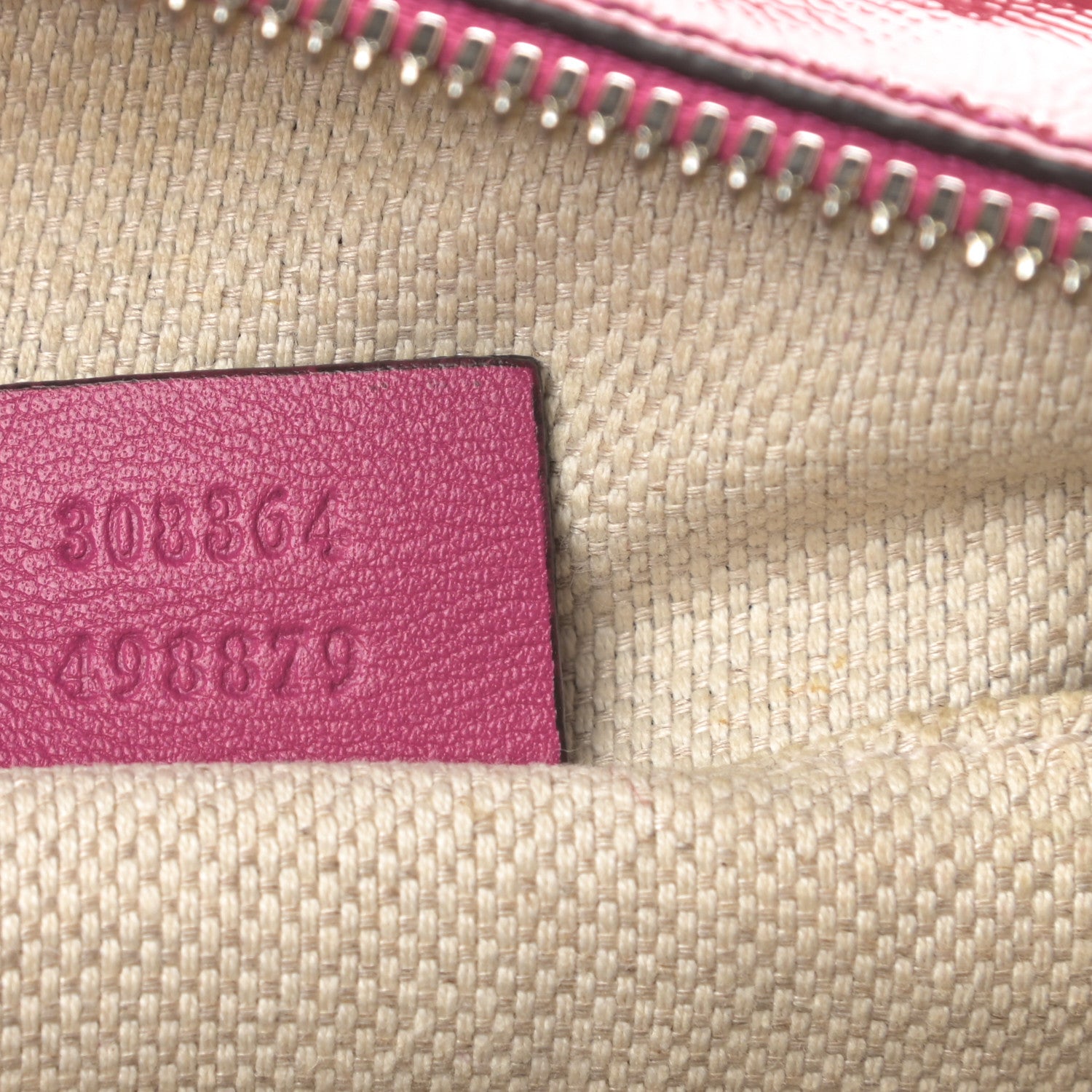 Gucci Soft Patent Small Soho Disco Bag Bright Bougainvillea 7 of 18