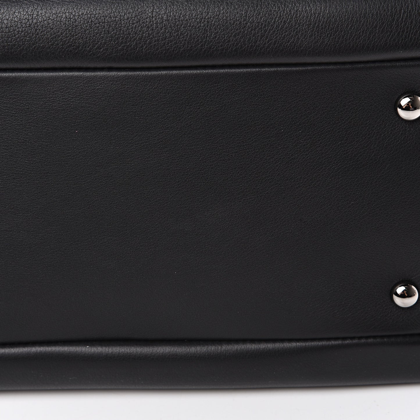 Calfskin Small Trendy CC Bowling Bag Black